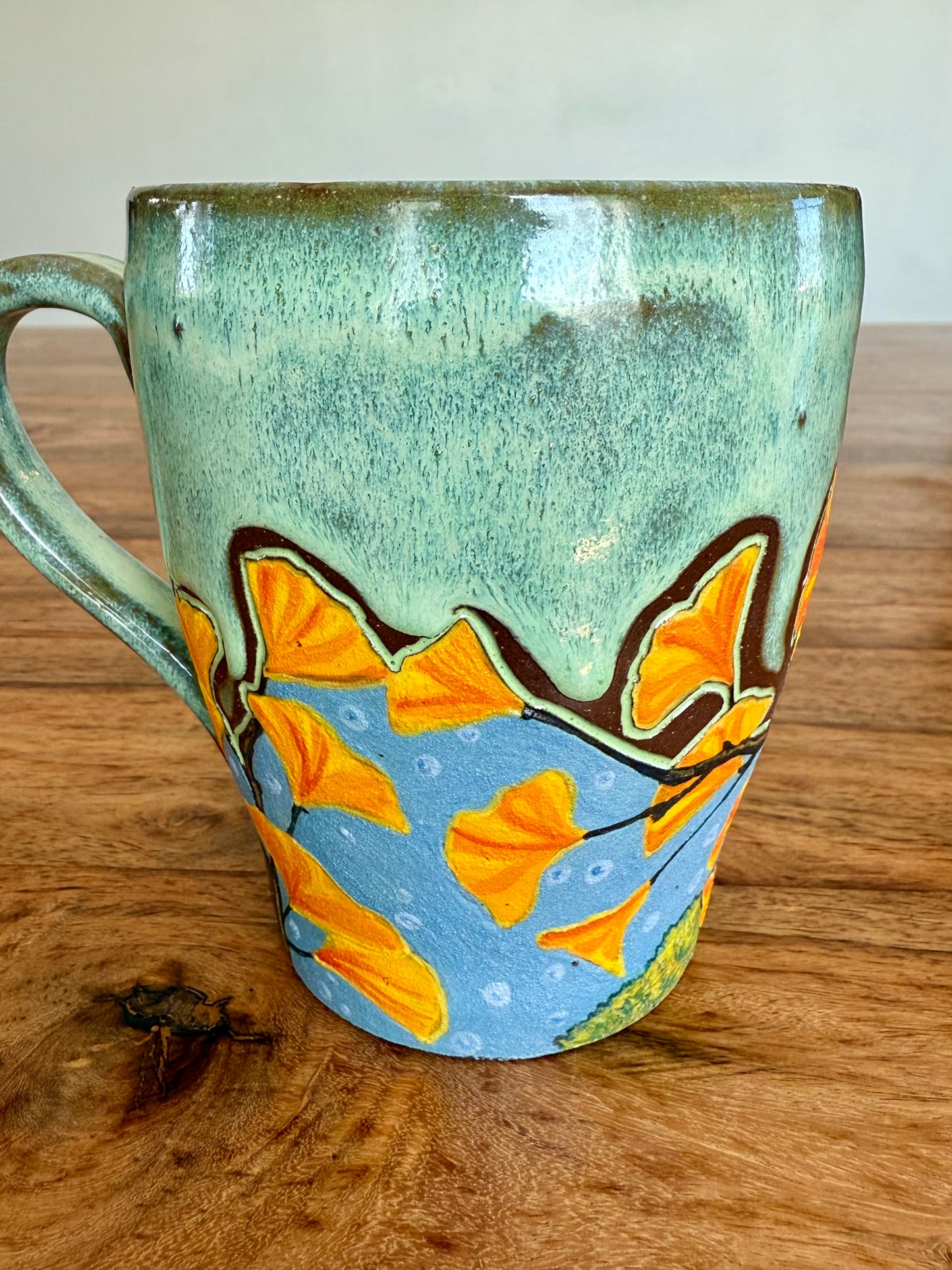 Barn Owl and Ginkgo Mug