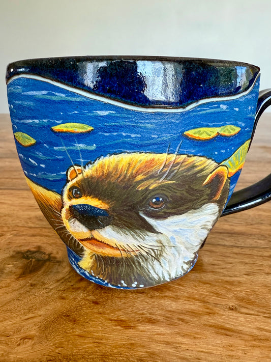 Otter and Lily Mug (Second, Read Description)