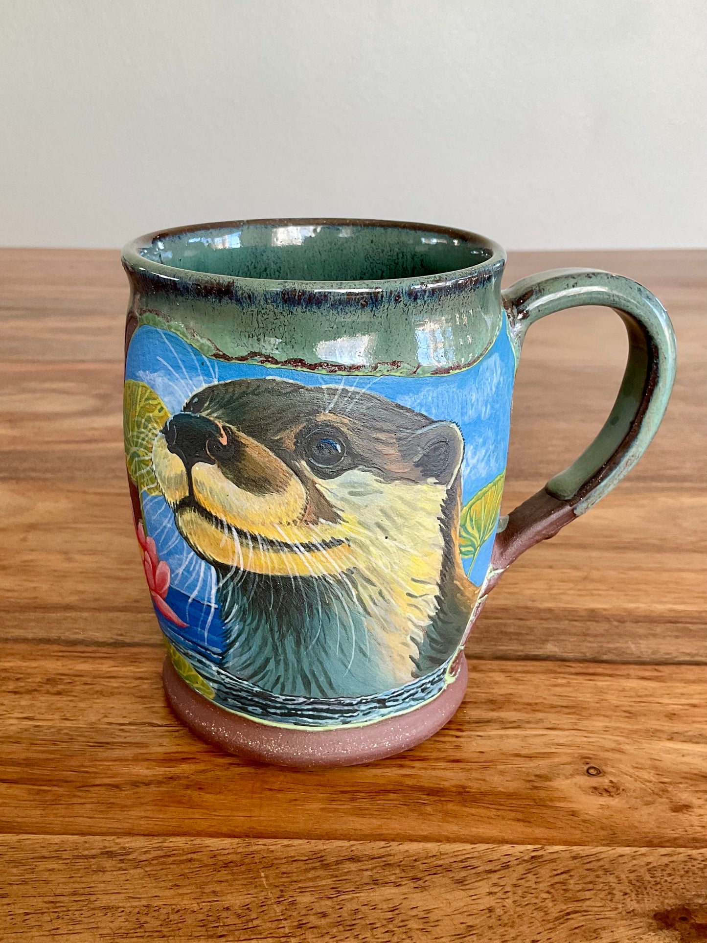 Otter and Lily Mug