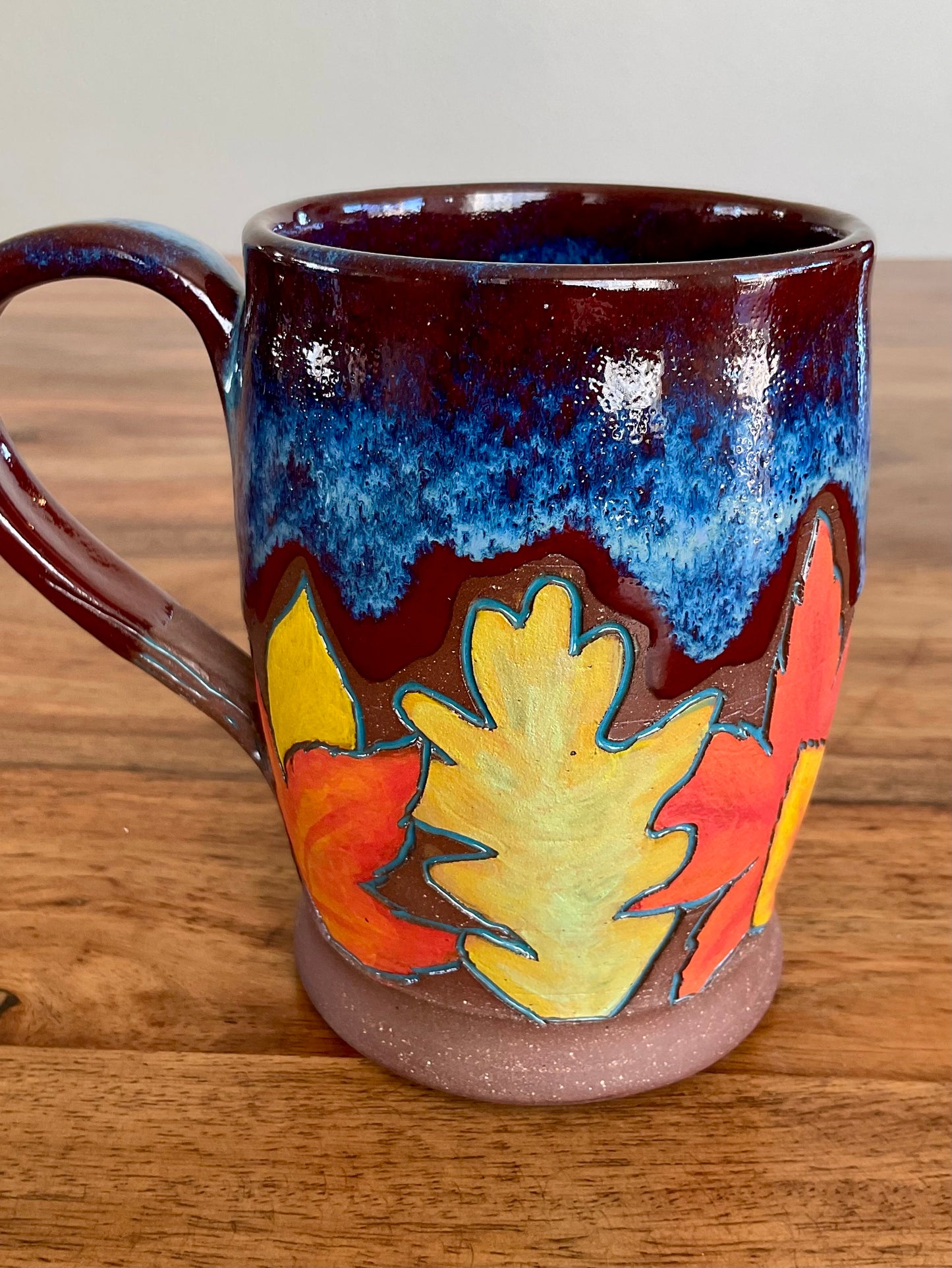 Barn owl in firefly woods mug